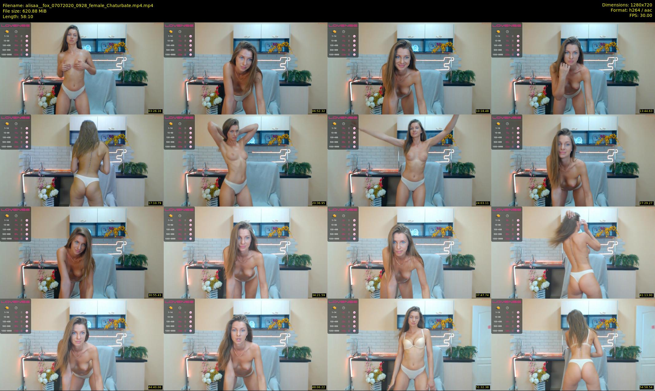 alisaa__fox — 59 minute Chaturbate female cam show recording, 720p, Jul 7, 2020