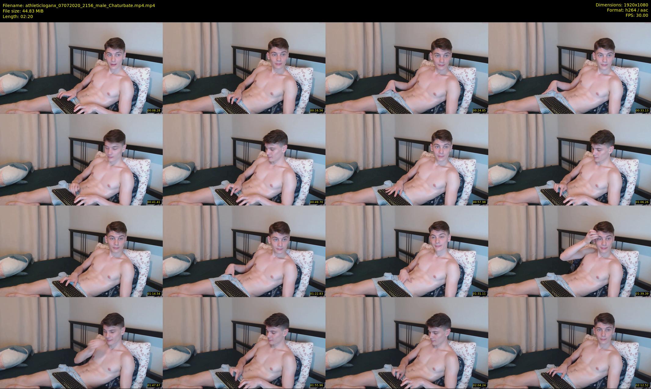 athleticloganx — 3 minute Chaturbate male cam show recording, 1080p, Jul 7, 2020