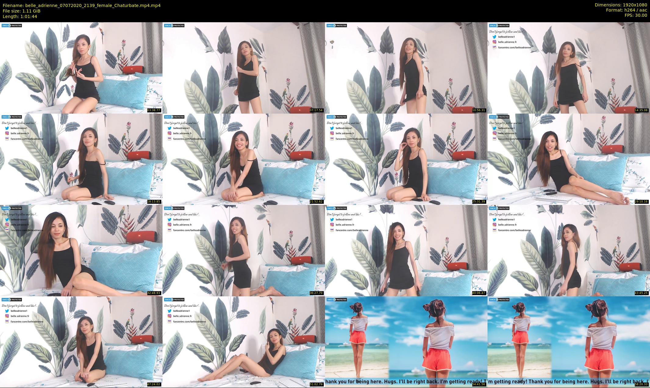 belle_adrienne — 62 minute Chaturbate couple cam show recording, 1080p, Jul 7, 2020