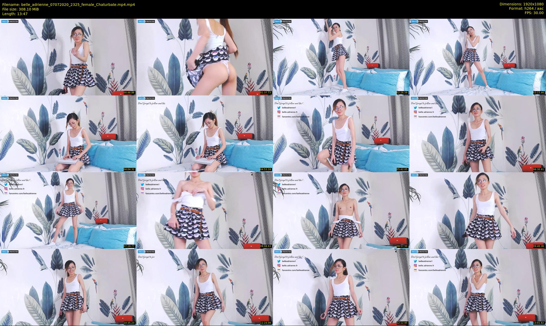 belle_adrienne — 14 minute Chaturbate couple cam show recording, 1080p, Jul 7, 2020