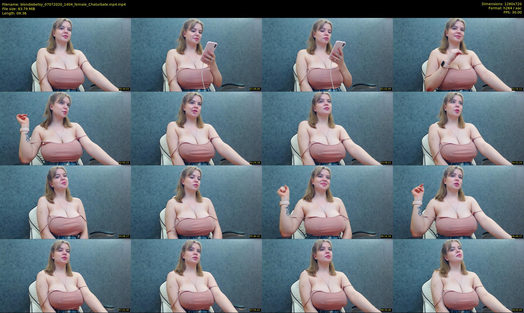 blondiebetsy — 10 minute Chaturbate female cam show recording, 720p, Jul 7, 2020