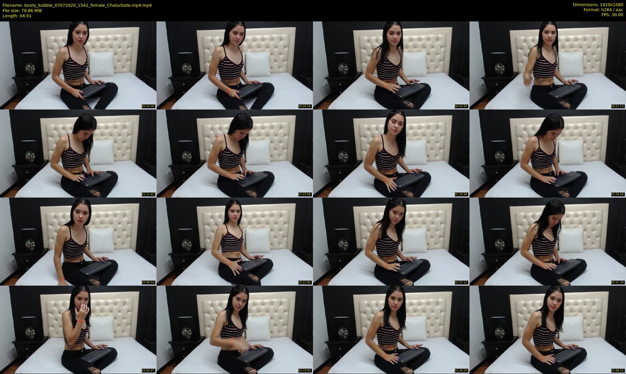 booty_bubble — 5 minute Chaturbate female cam show recording, 1080p, Jul 7, 2020