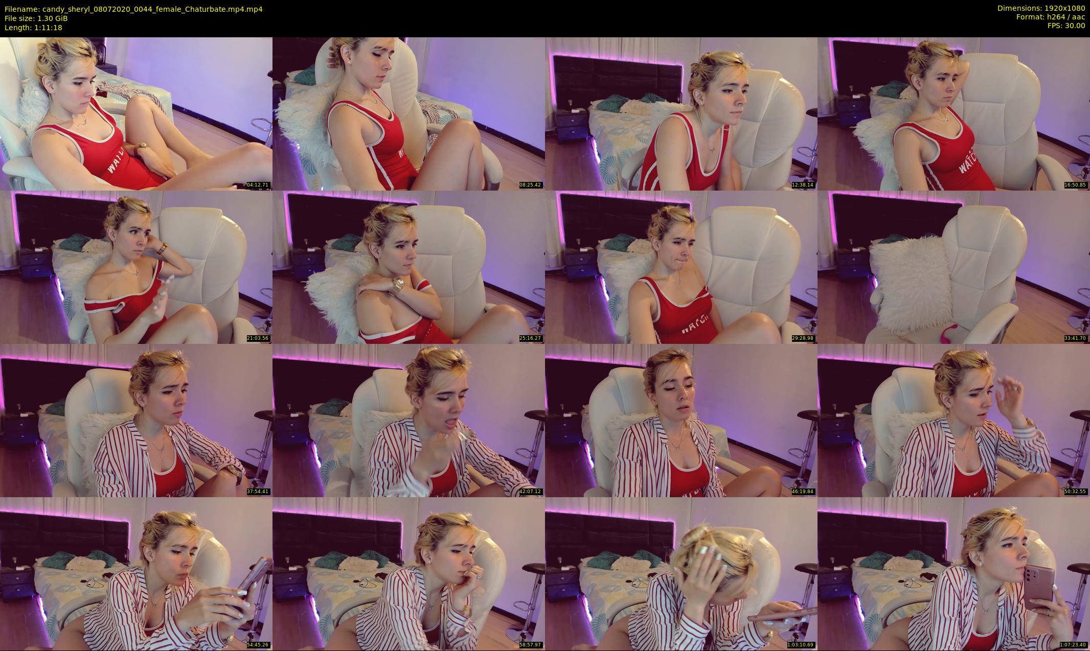 candy_sheryl — 72 minute Chaturbate female cam show recording, 1080p, Jul 8, 2020
