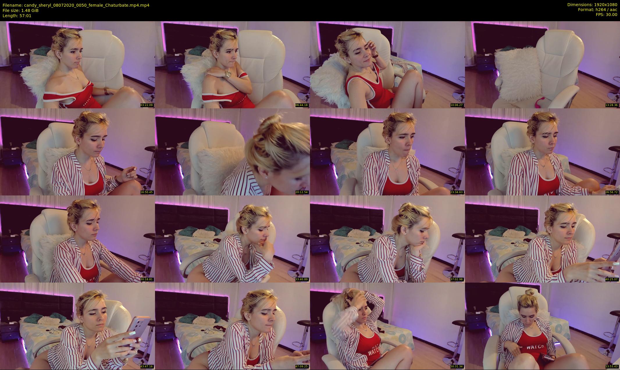 candy_sheryl — 58 minute Chaturbate female cam show recording, 1080p, Jul 8, 2020