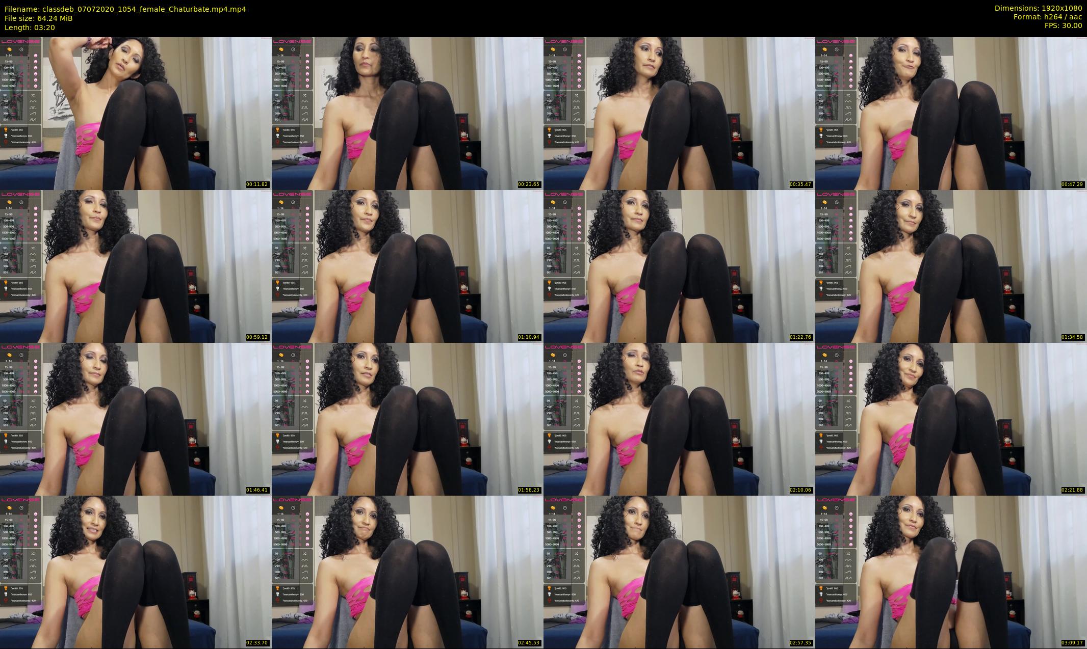 classdeb — 4 minute Chaturbate female cam show recording, 1080p, Jul 7, 2020