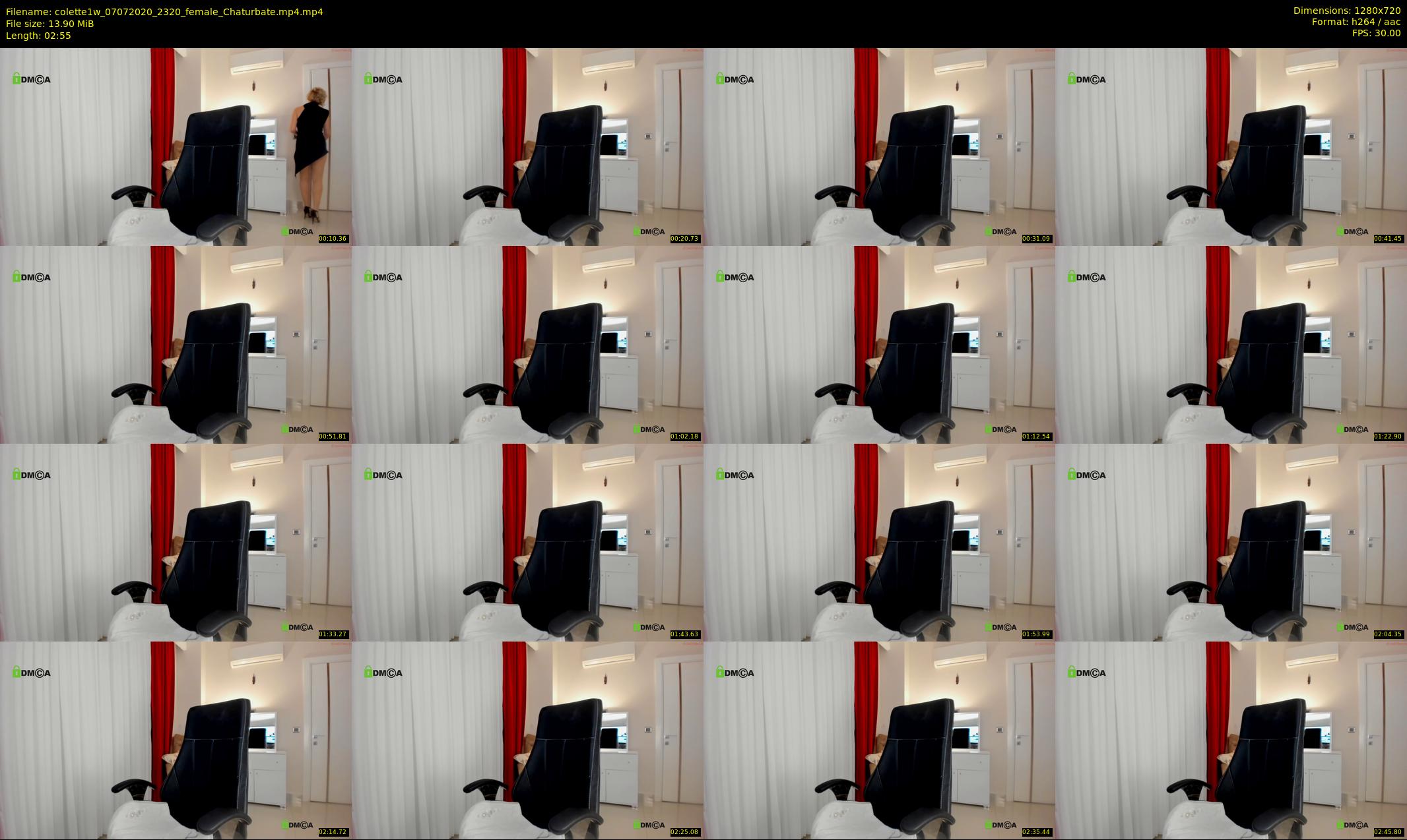 colette1w — 3 minute Chaturbate female cam show recording, 720p, Jul 7, 2020