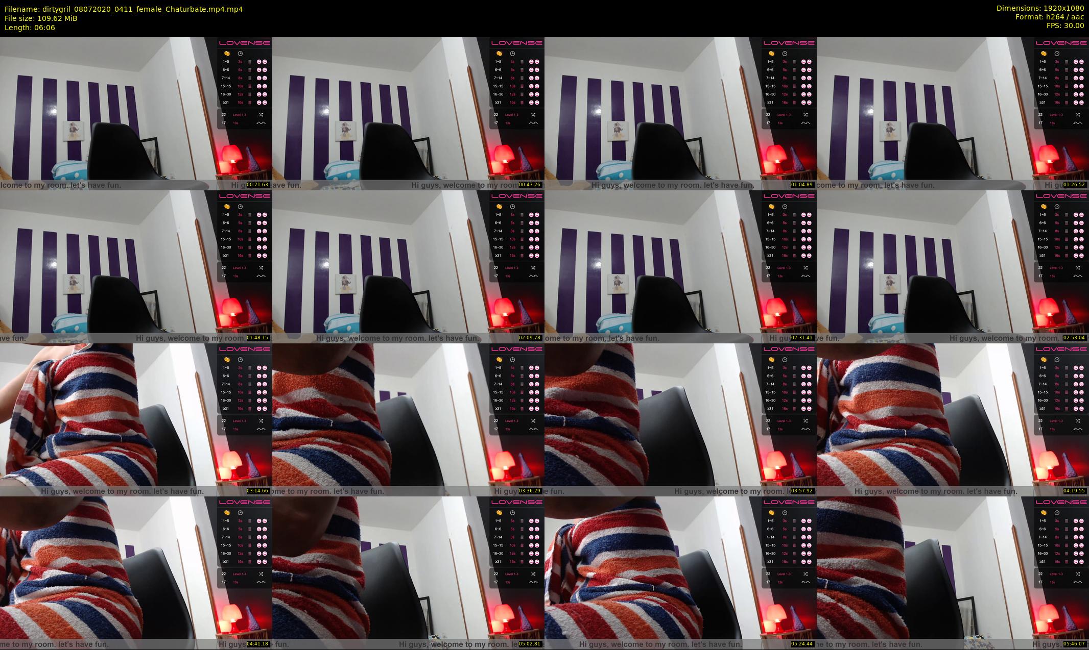 dirtygril — 7 minute Chaturbate female cam show recording, 1080p, Jul 8, 2020