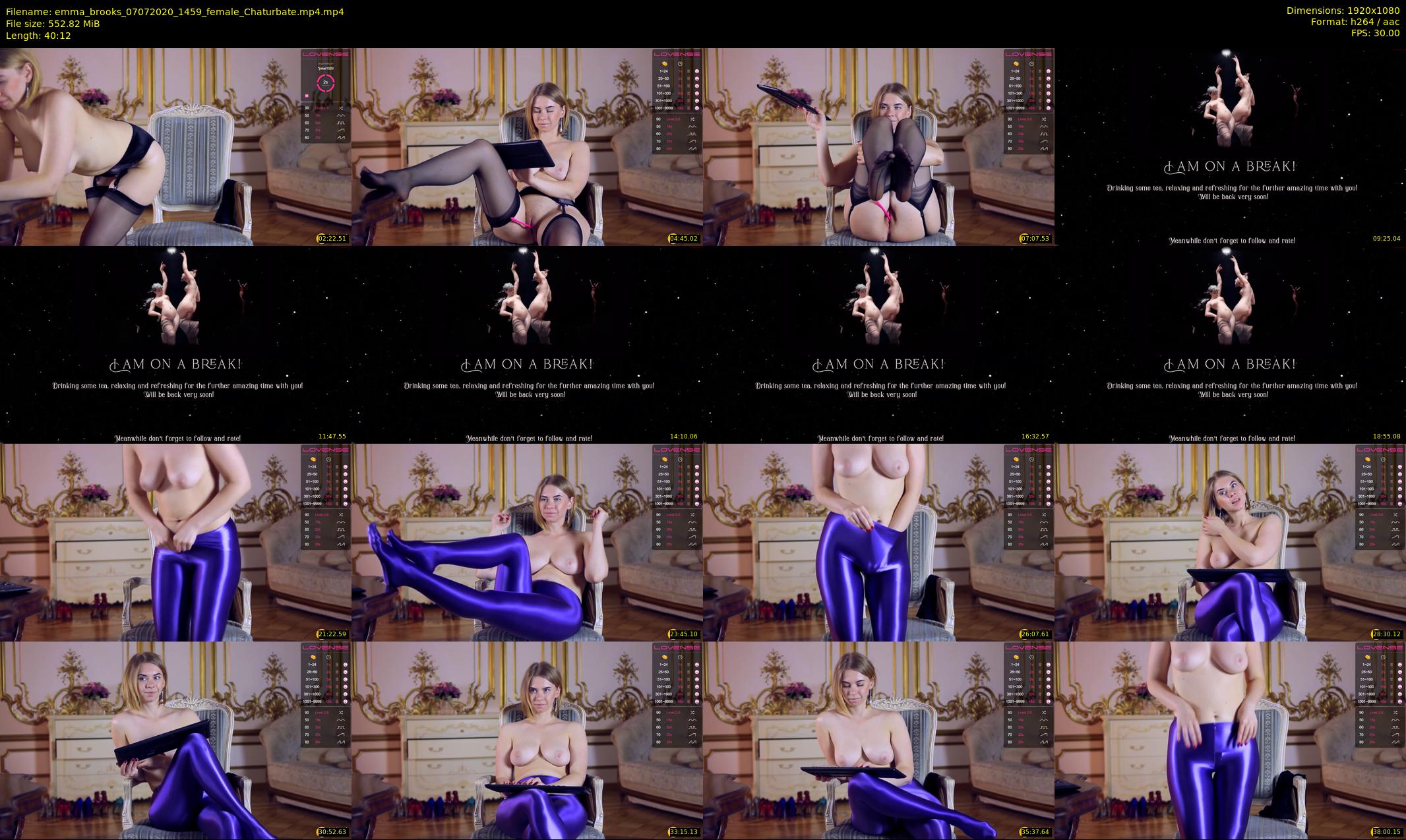 emma_brooks — 41 minute Chaturbate female cam show recording, 1080p, Jul 7, 2020