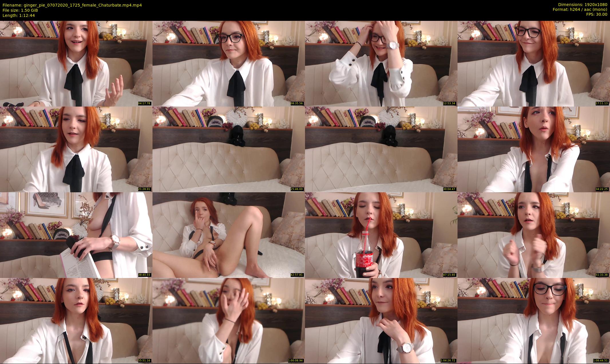 ginger_pie — 73 minute Chaturbate female cam show recording, 1080p, Jul 7, 2020