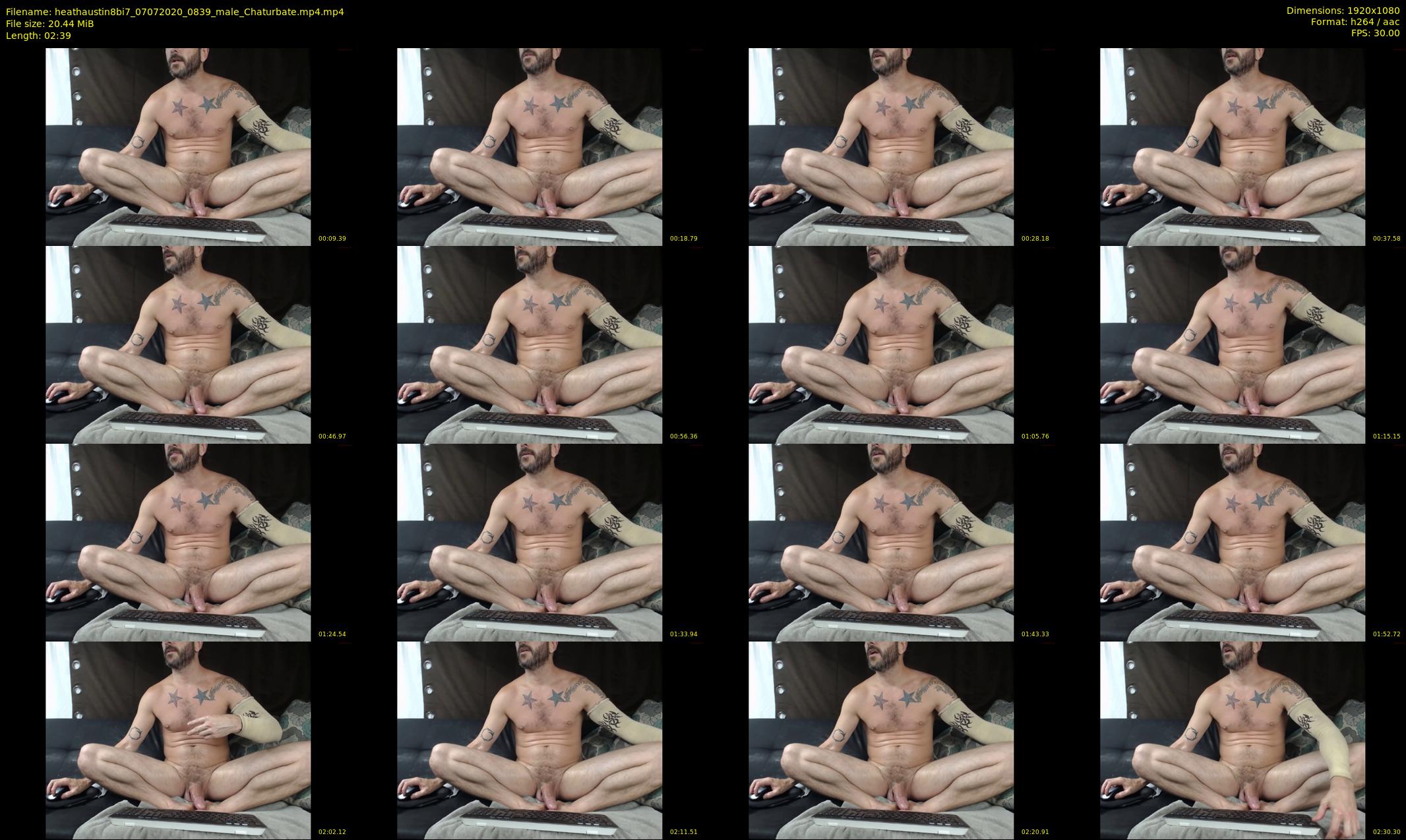 heathaustin8bi7 — 3 minute Chaturbate male cam show recording, 1080p, Jul 7, 2020