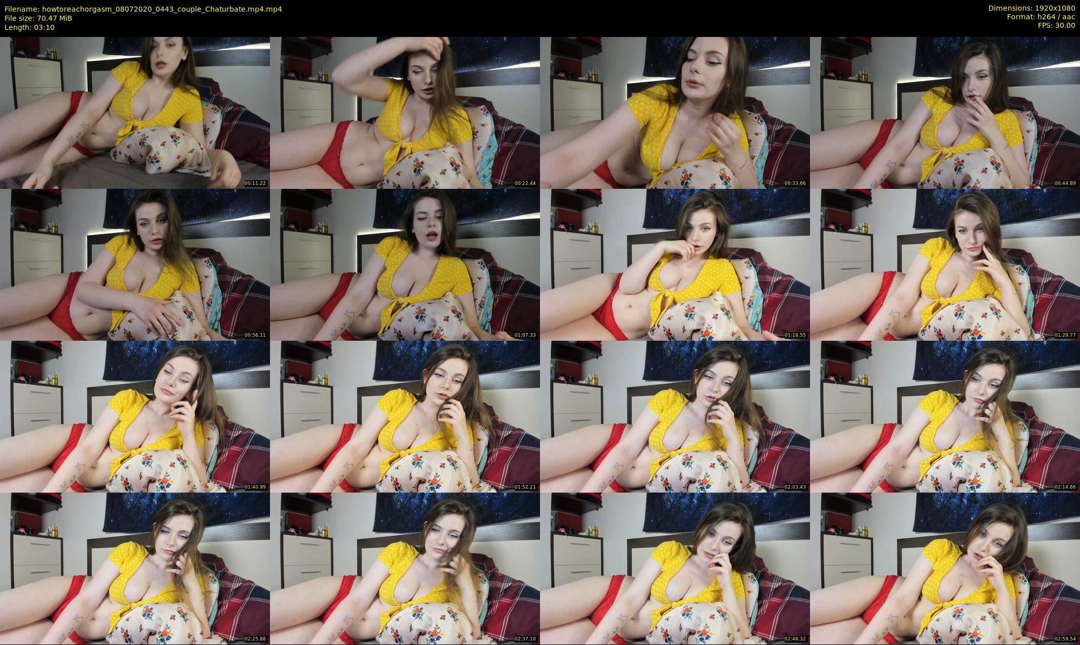 howtoreachorgasm — 4 minute Chaturbate couple cam show recording, 1080p, Jul 8, 2020