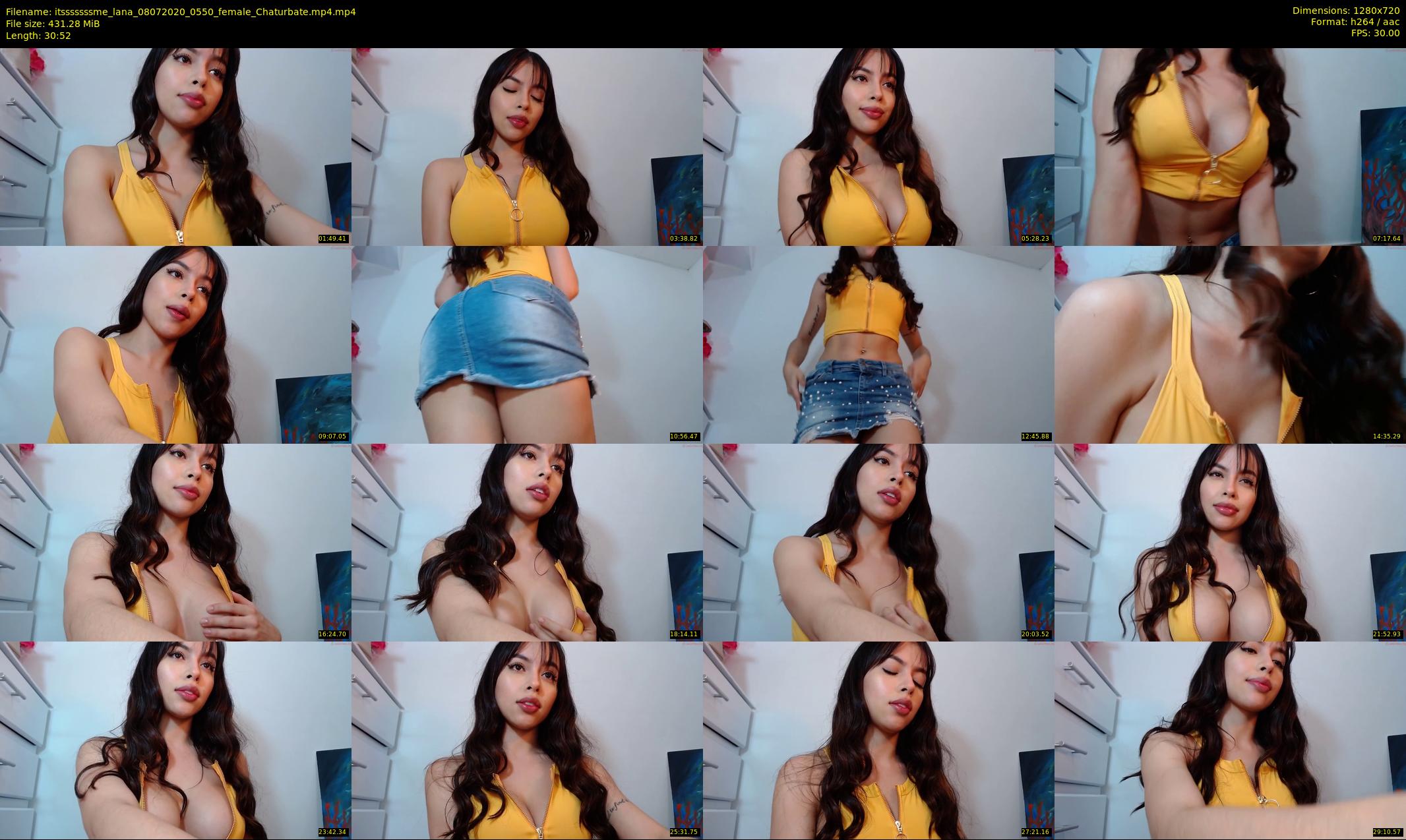 itsssssssme_lana — 31 minute Chaturbate female cam show recording, 720p, Jul 8, 2020