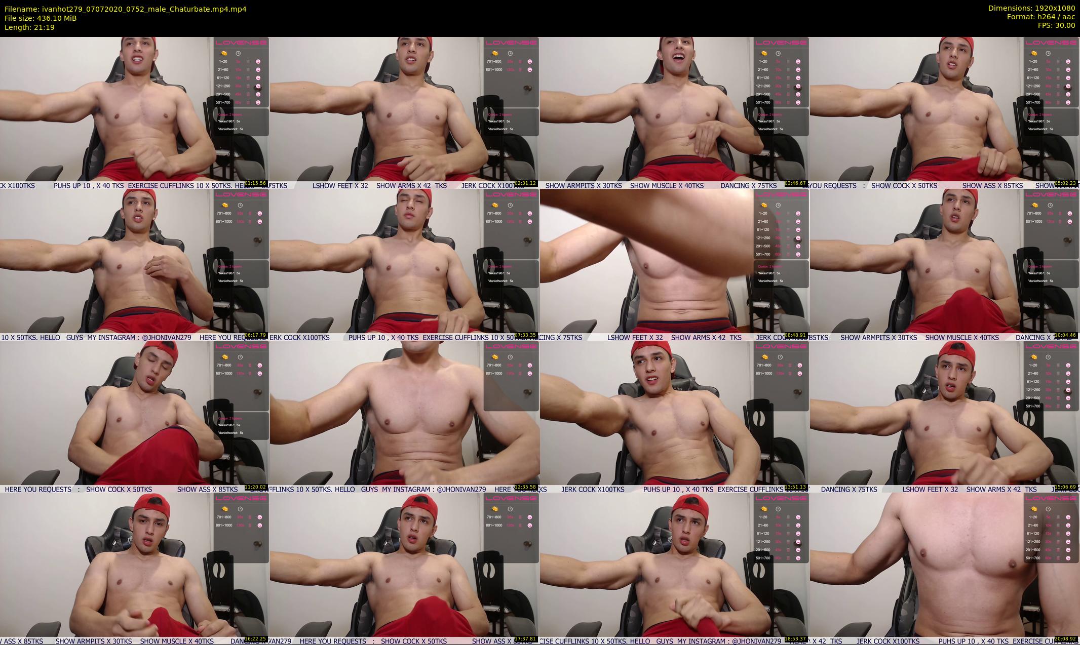 ivanhot279 — 22 minute Chaturbate male cam show recording, 1080p, Jul 7, 2020