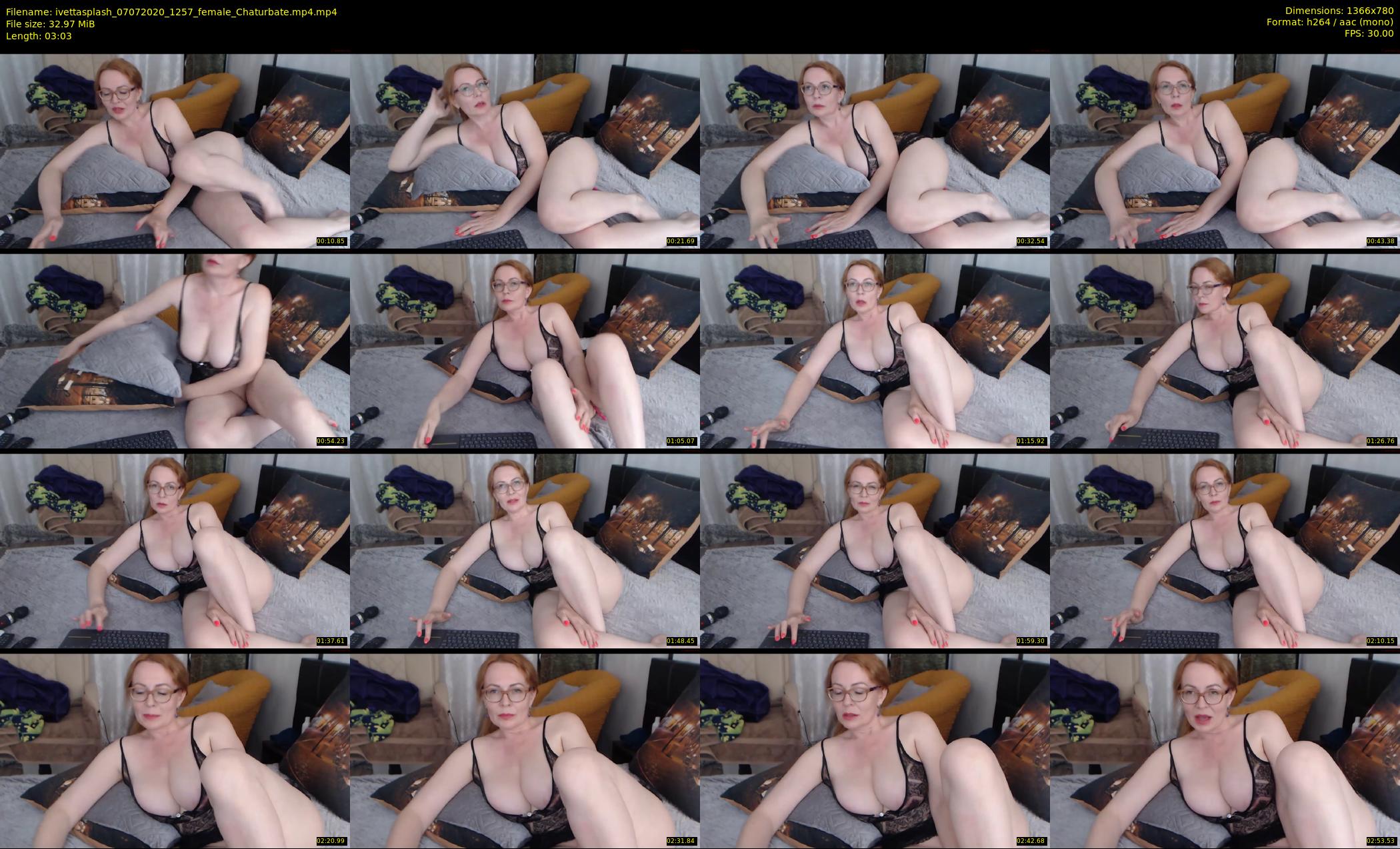 ivettasplash — 4 minute Chaturbate female cam show recording, 720p, Jul 7, 2020