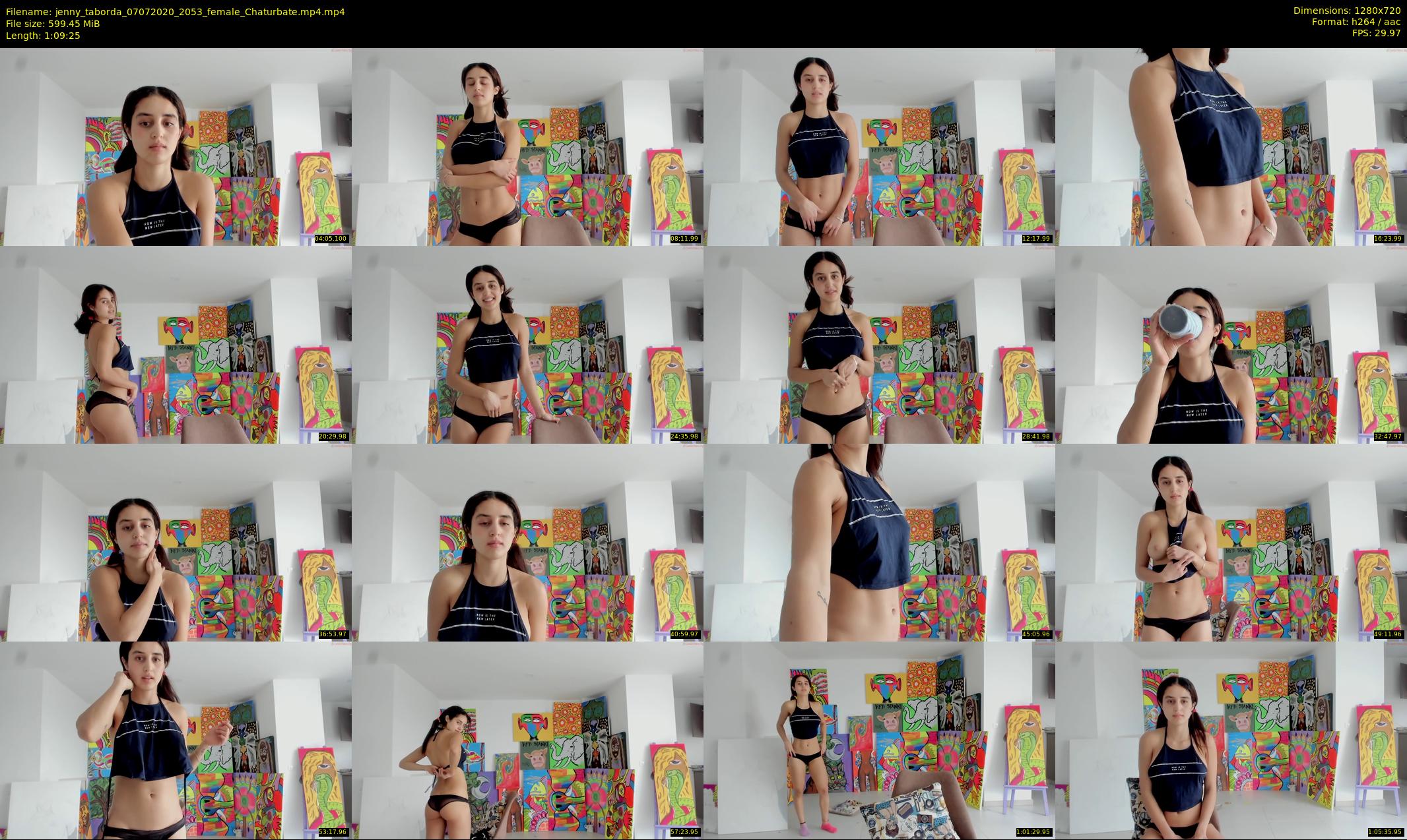 jenny_taborda — 70 minute Chaturbate female cam show recording, 720p, Jul 7, 2020