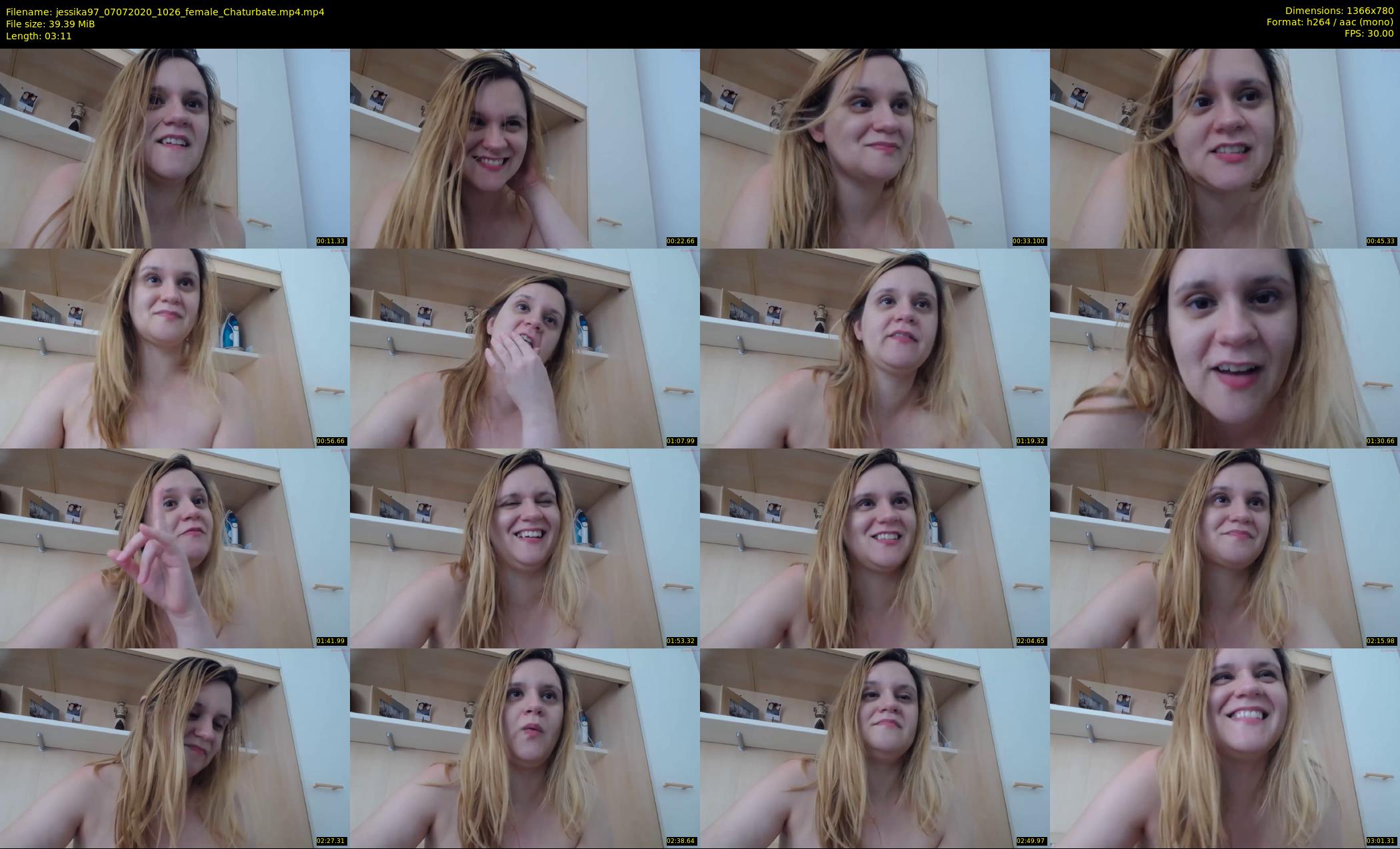 jessika97 — 4 minute Chaturbate female cam show recording, 720p, Jul 7, 2020