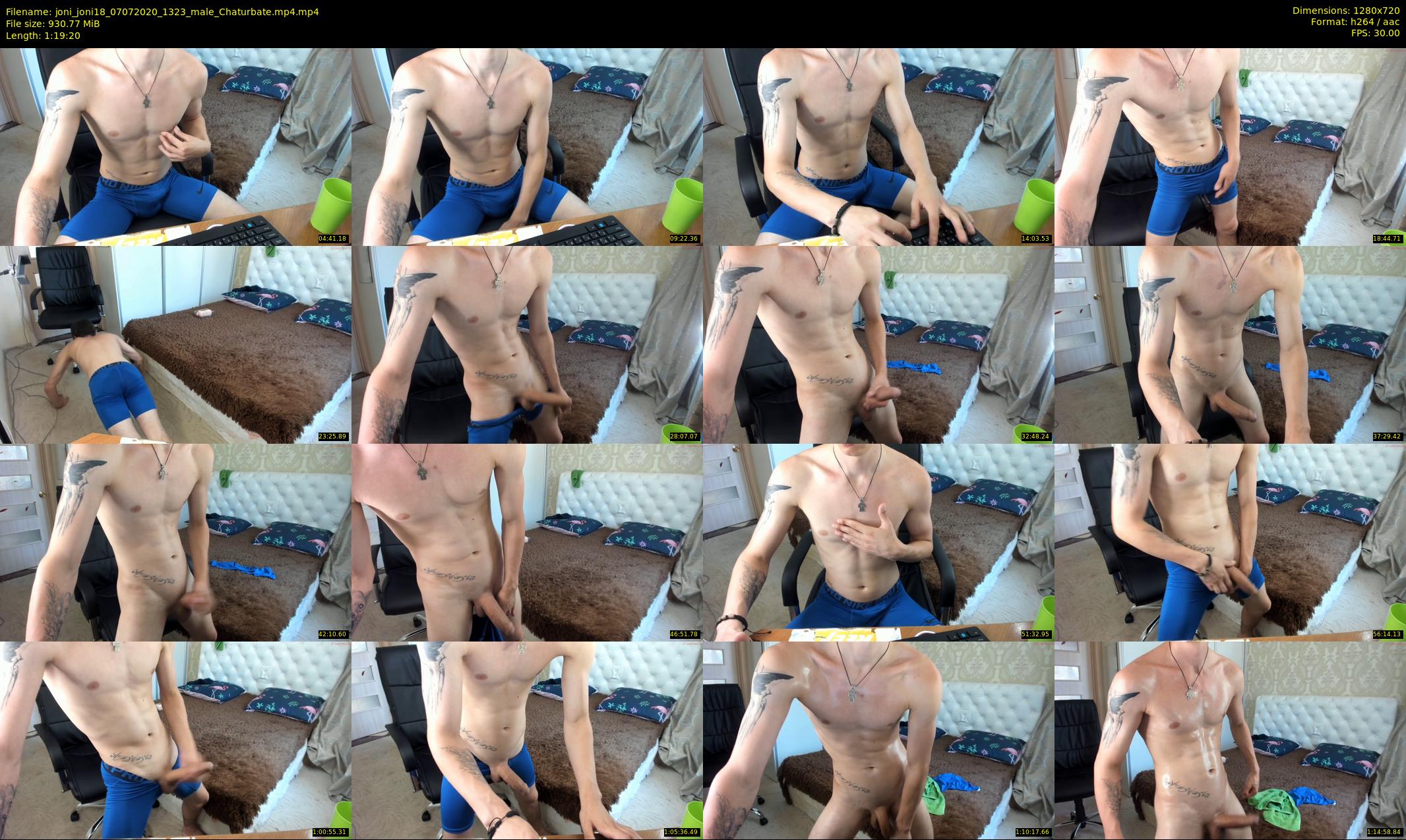 joni_joni18 — 80 minute Chaturbate male cam show recording, 720p, Jul 7, 2020