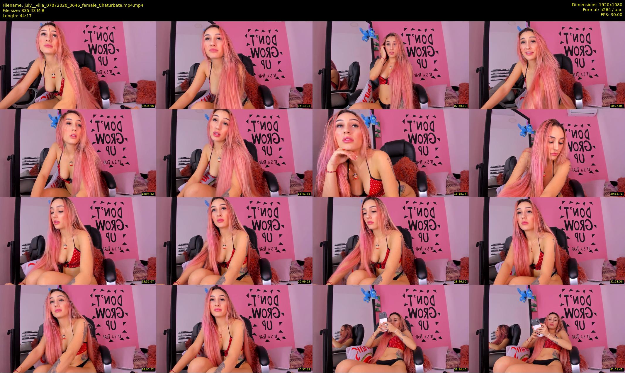 july__villa — 45 minute Chaturbate female cam show recording, 1080p, Jul 7, 2020