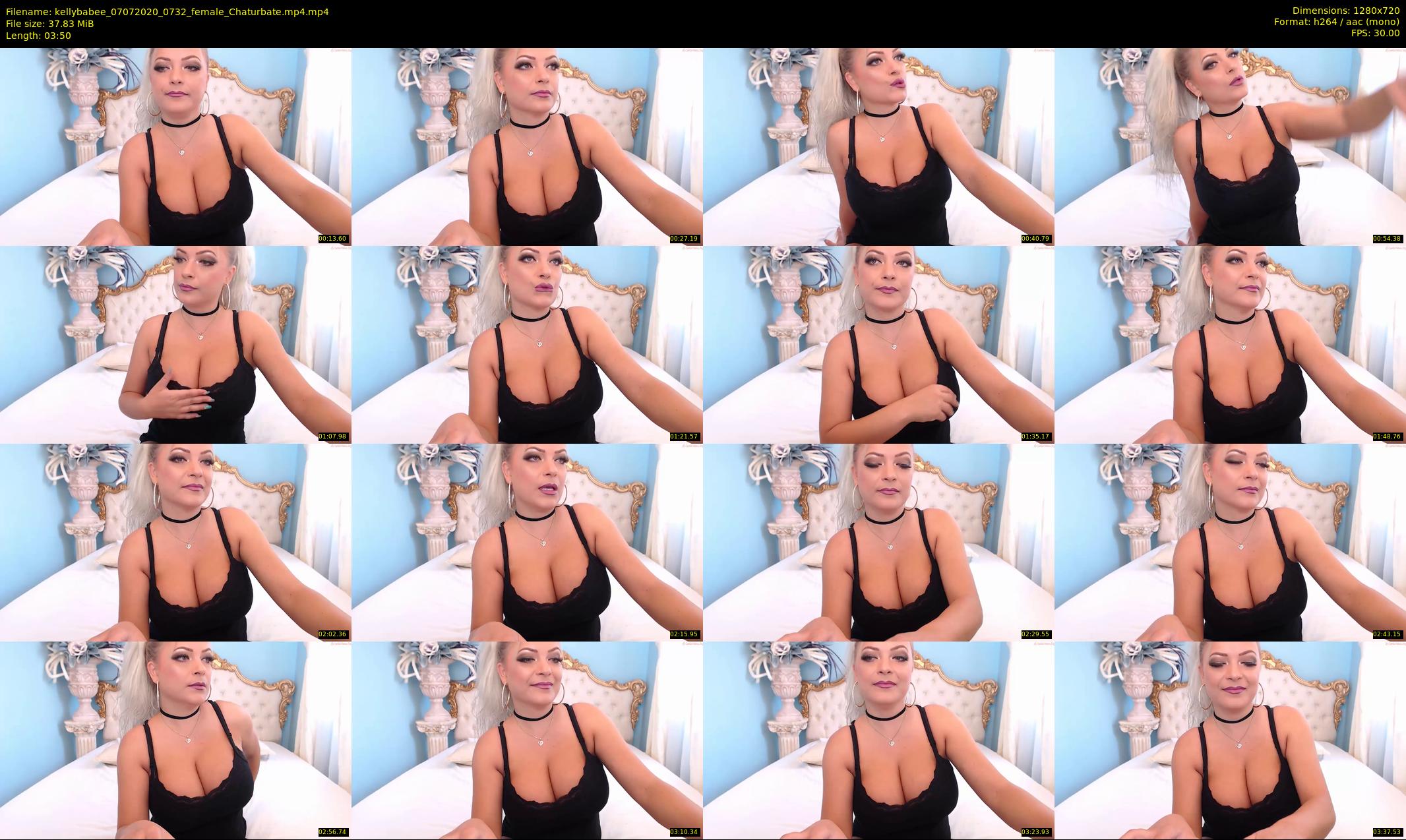 kellybabee — 4 minute Chaturbate female cam show recording, 720p, Jul 7, 2020