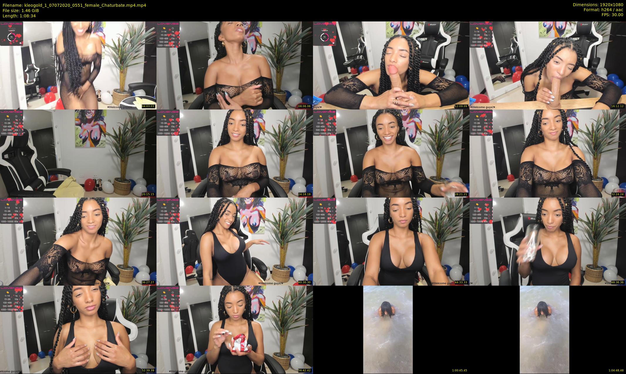 kleogold_1 — 69 minute Chaturbate female cam show recording, 1080p, Jul 7, 2020