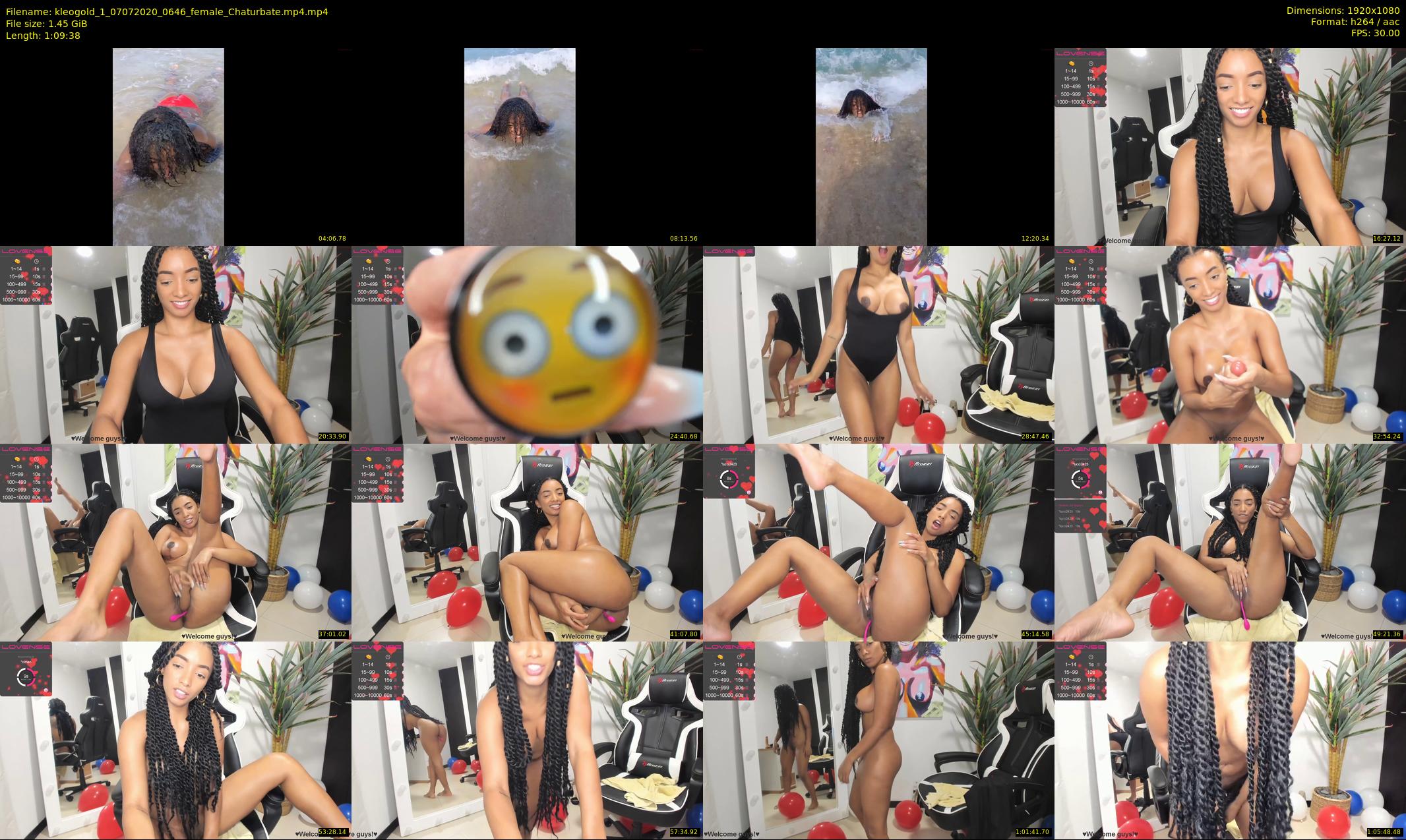 kleogold_1 — 70 minute Chaturbate female cam show recording, 1080p, Jul 7, 2020