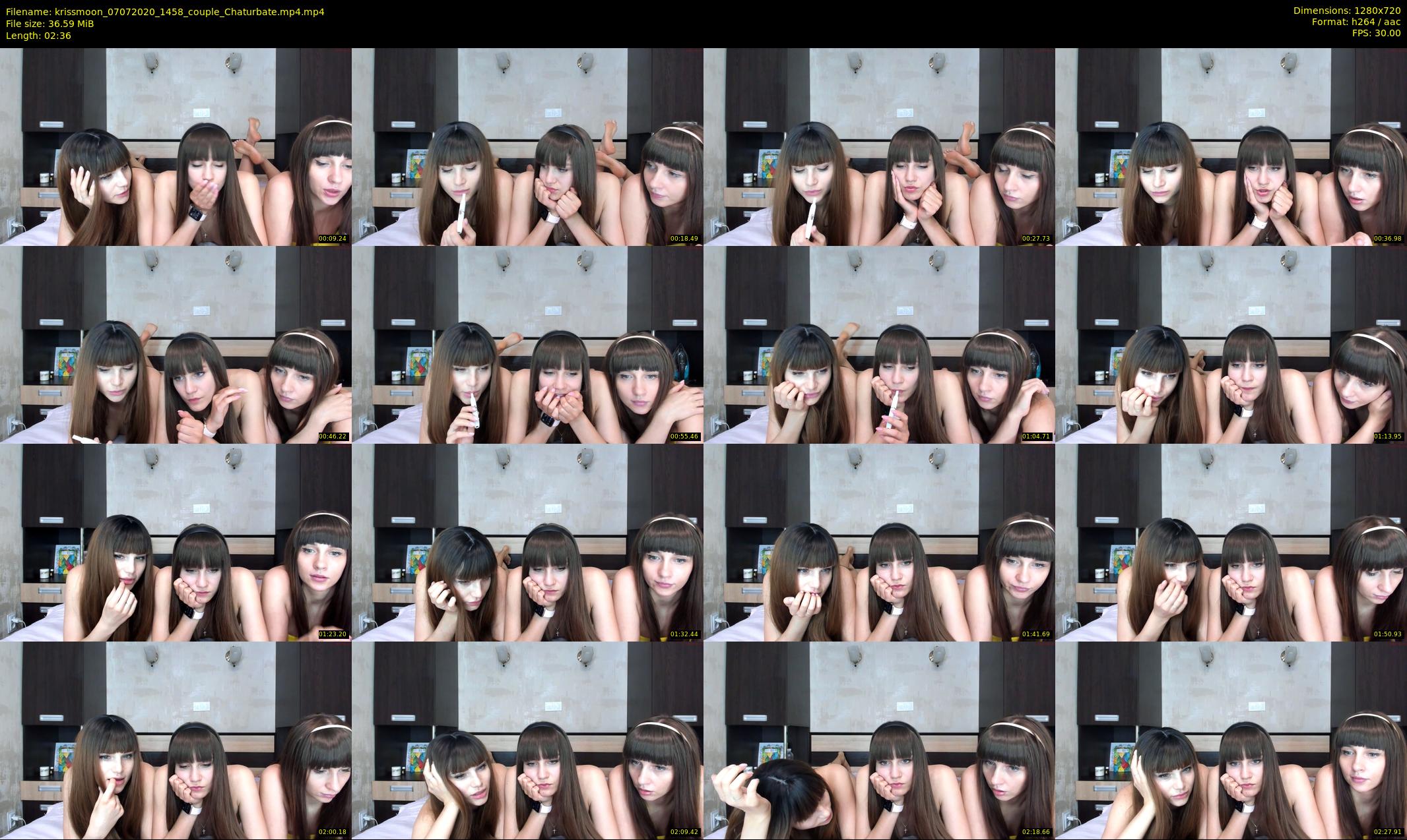 krissmoon — 3 minute Chaturbate female cam show recording, 720p, Jul 7, 2020