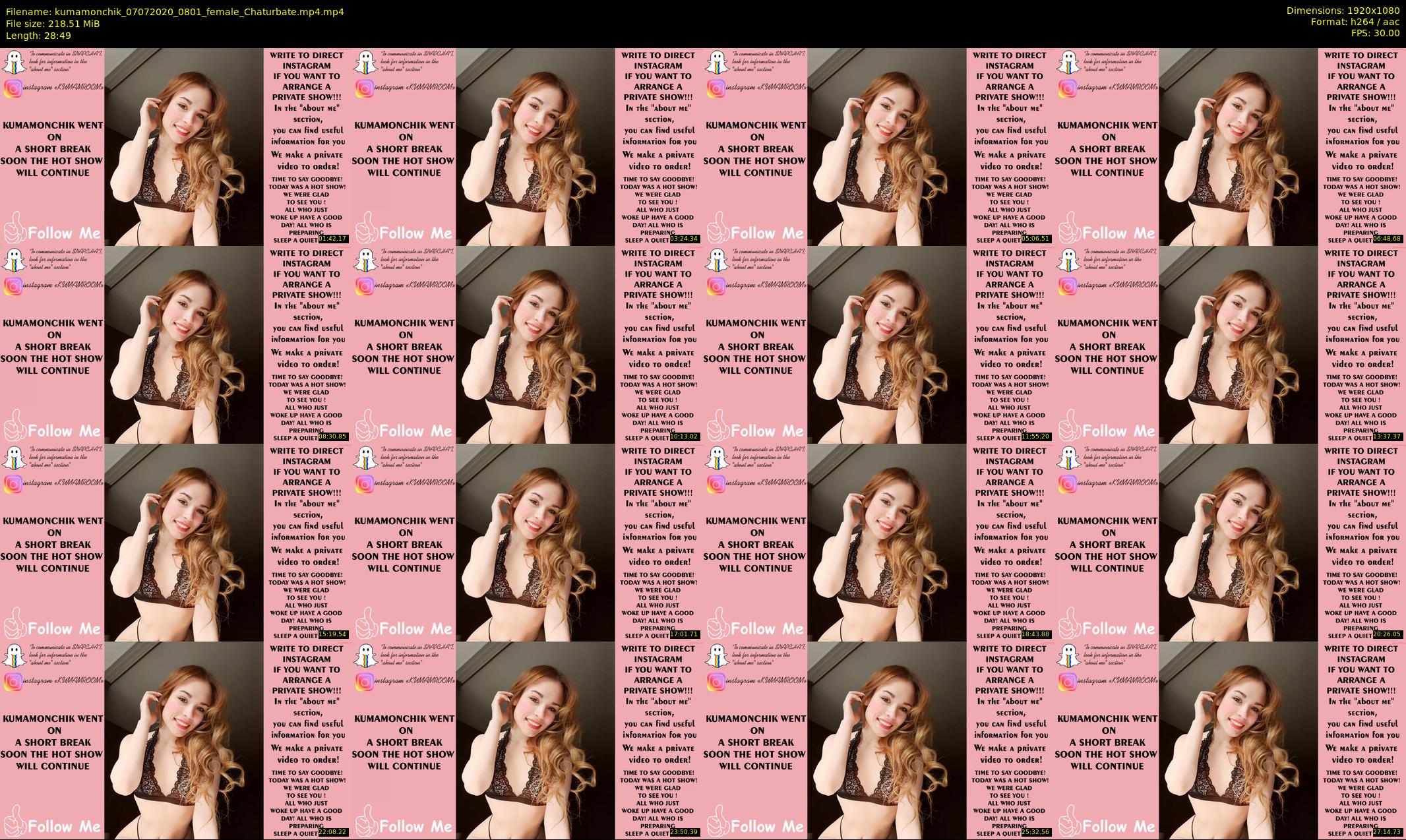 kumamonchik — 29 minute Chaturbate couple cam show recording, 1080p, Jul 7, 2020