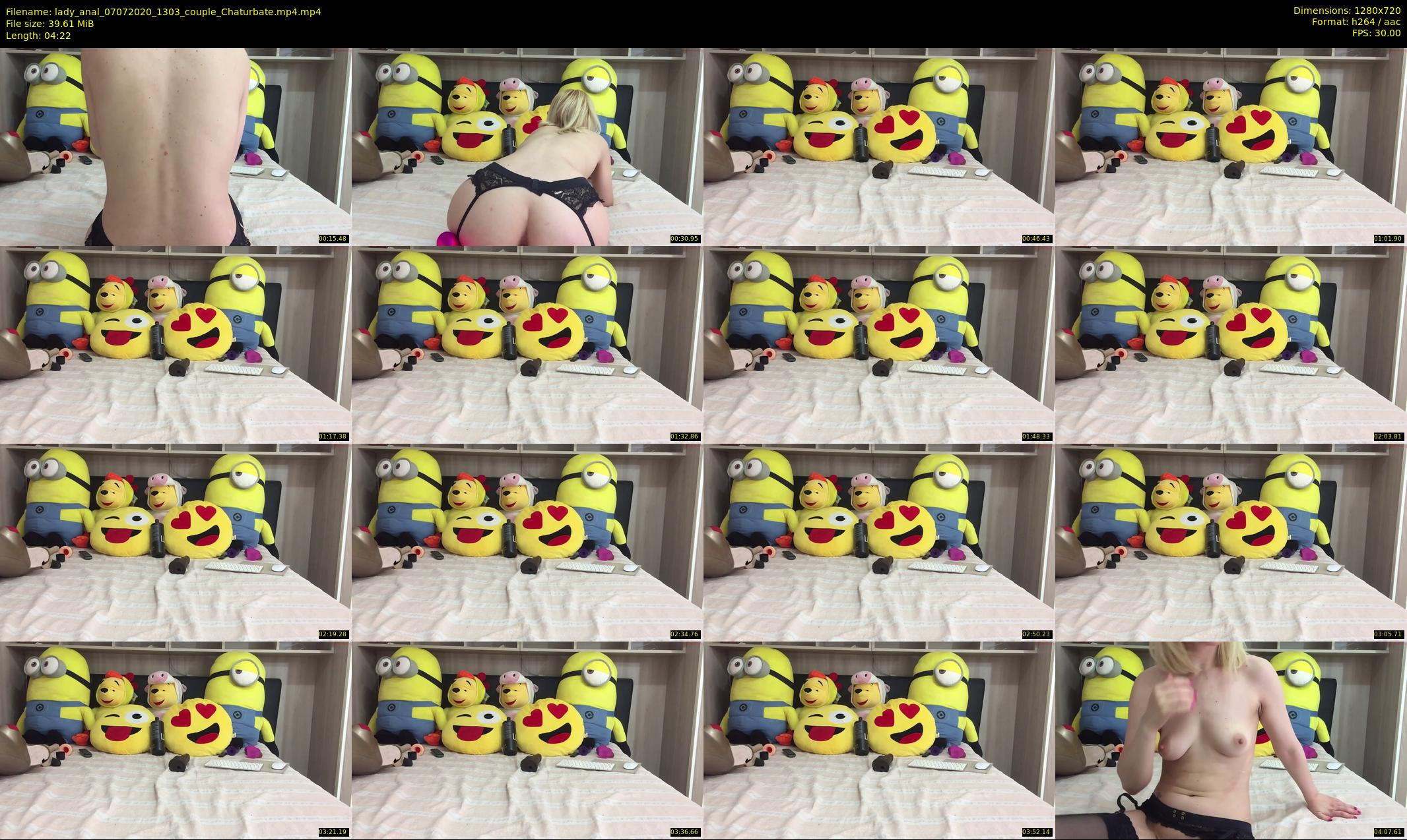 lady_anal — 5 minute Chaturbate female cam show recording, 720p, Jul 7, 2020
