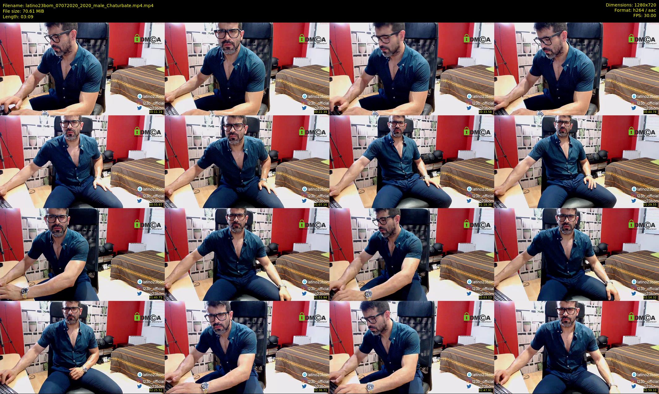 latino23bom — 4 minute Chaturbate male cam show recording, 720p, Jul 7, 2020