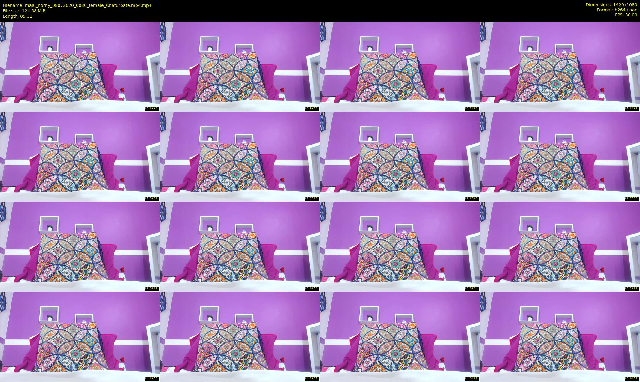 malu_horny — 6 minute Chaturbate female cam show recording, 1080p, Jul 8, 2020