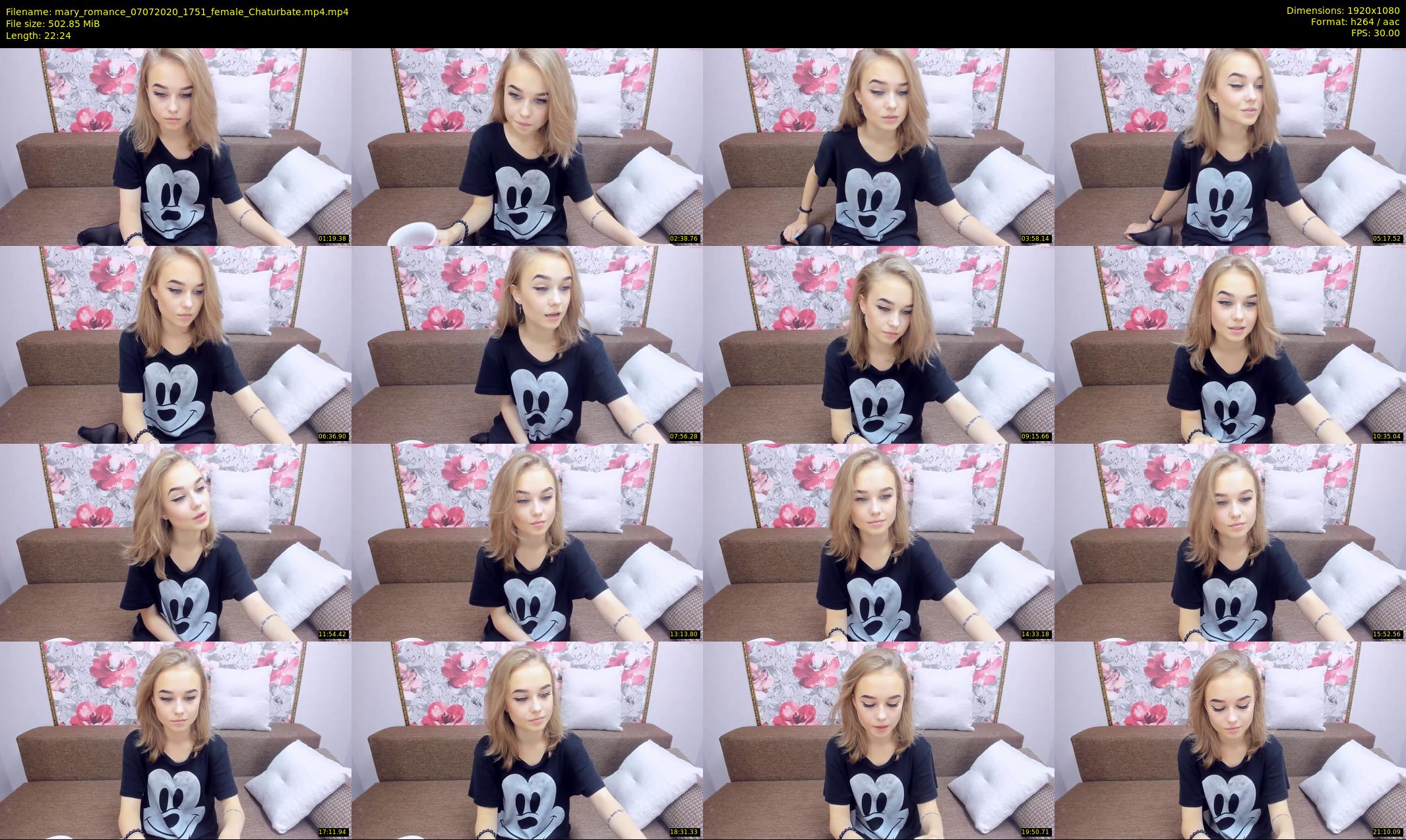mary_romance — 23 minute Chaturbate female cam show recording, 1080p, Jul 7, 2020
