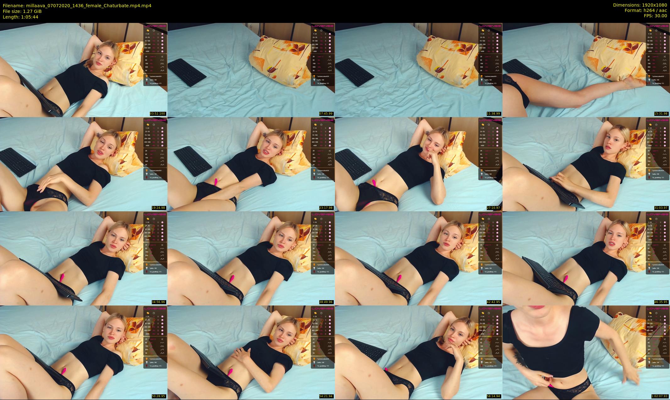 millaava — 66 minute Chaturbate female cam show recording, 1080p, Jul 7, 2020