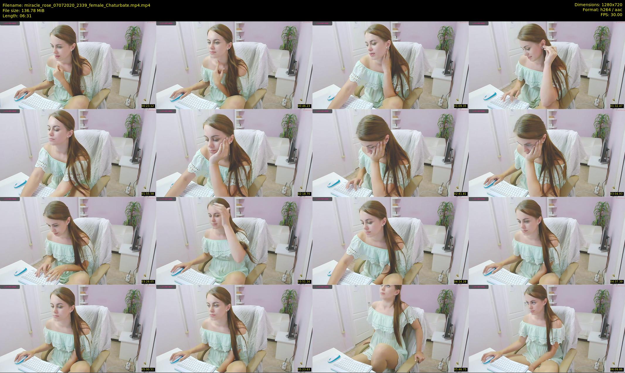 miracle_rose — 7 minute Chaturbate female cam show recording, 720p, Jul 7, 2020