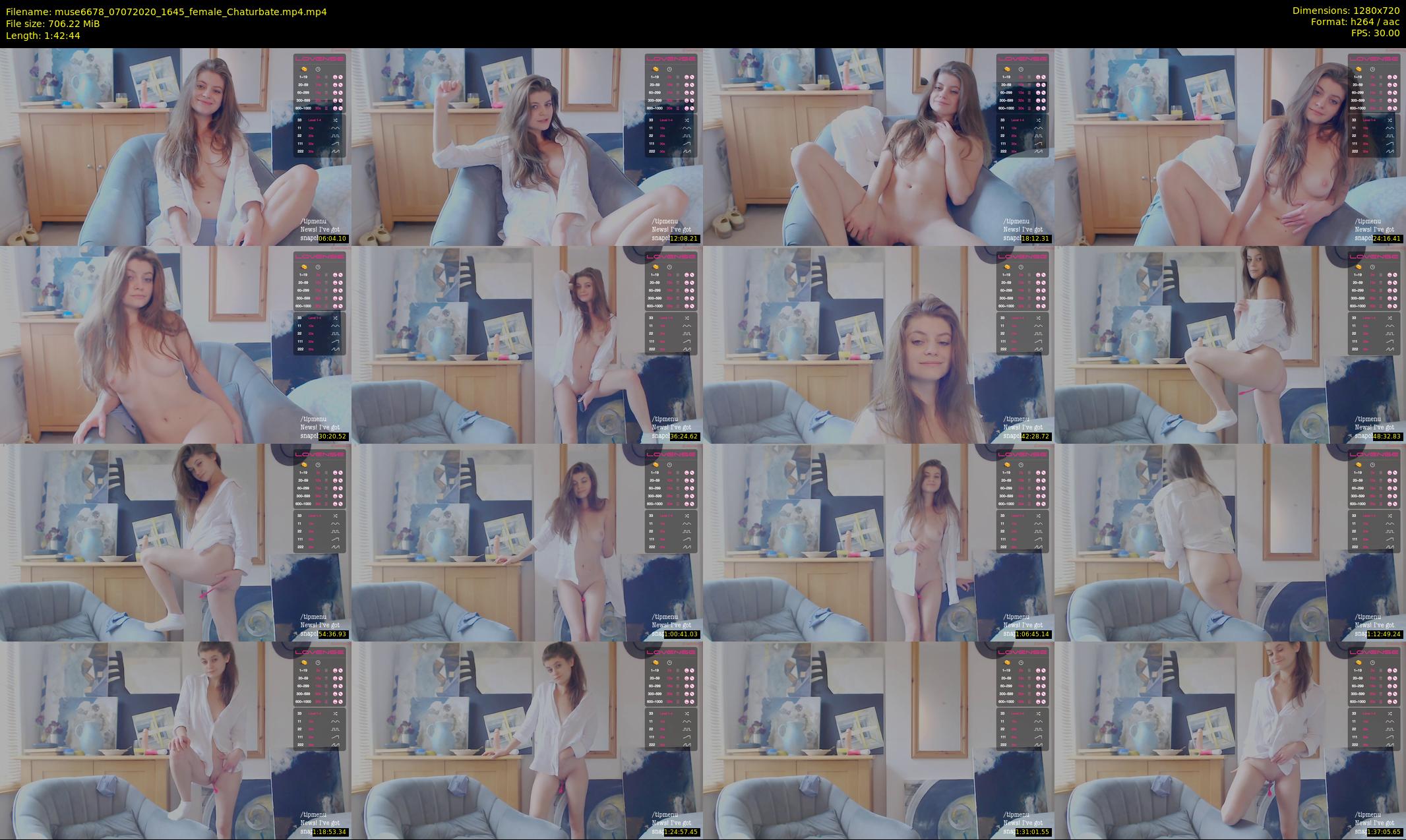 muse6678 — 103 minute Chaturbate female cam show recording, 720p, Jul 7, 2020