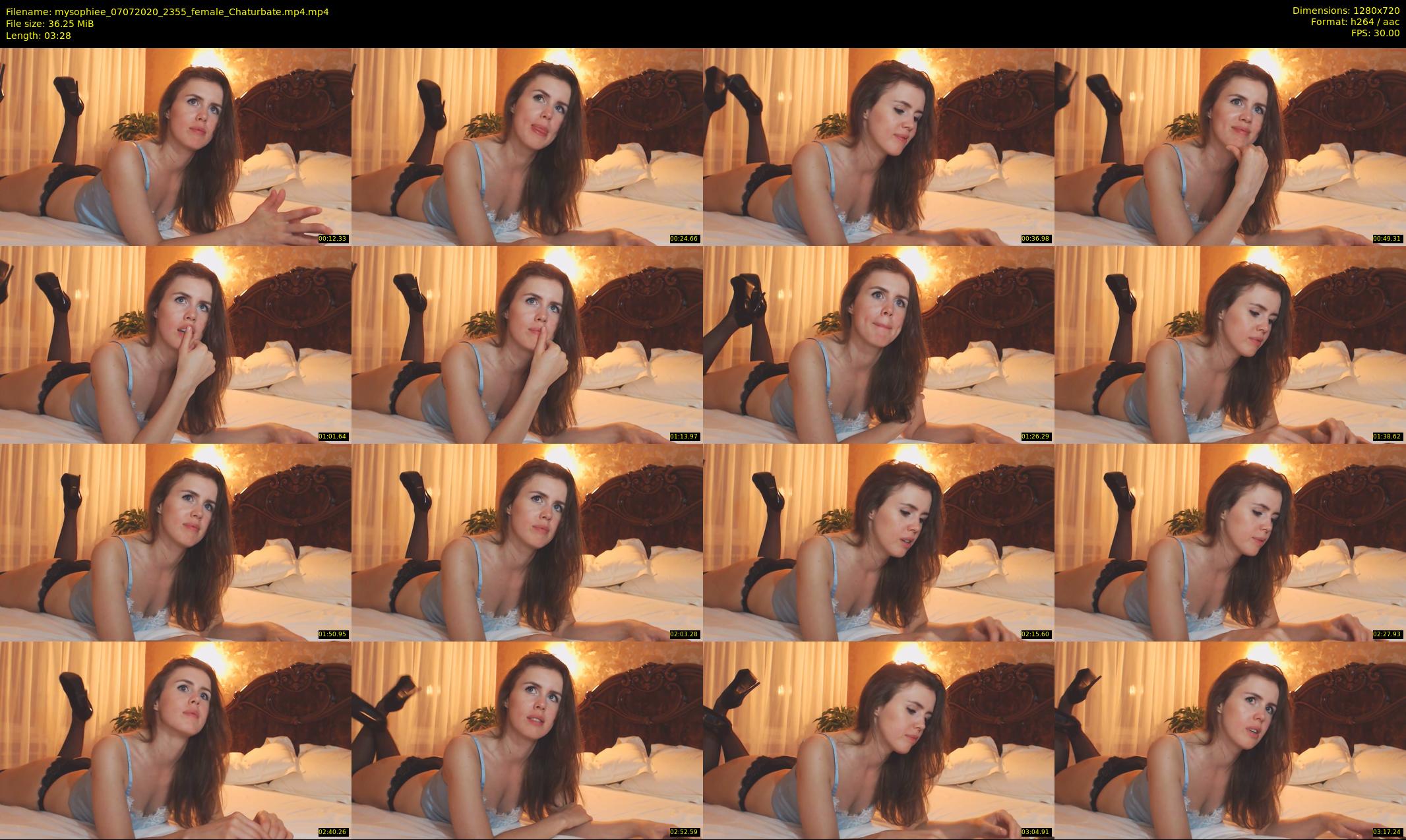 mysophiee — 4 minute Chaturbate female cam show recording, 720p, Jul 7, 2020