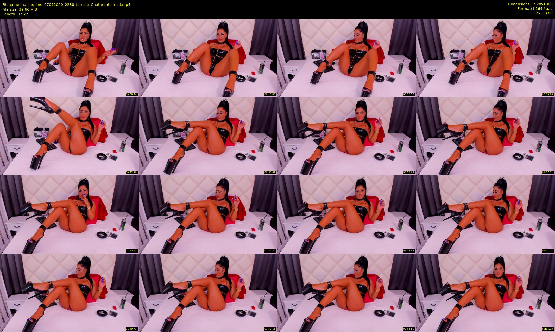 nadiaquine — 3 minute Chaturbate female cam show recording, 1080p, Jul 7, 2020