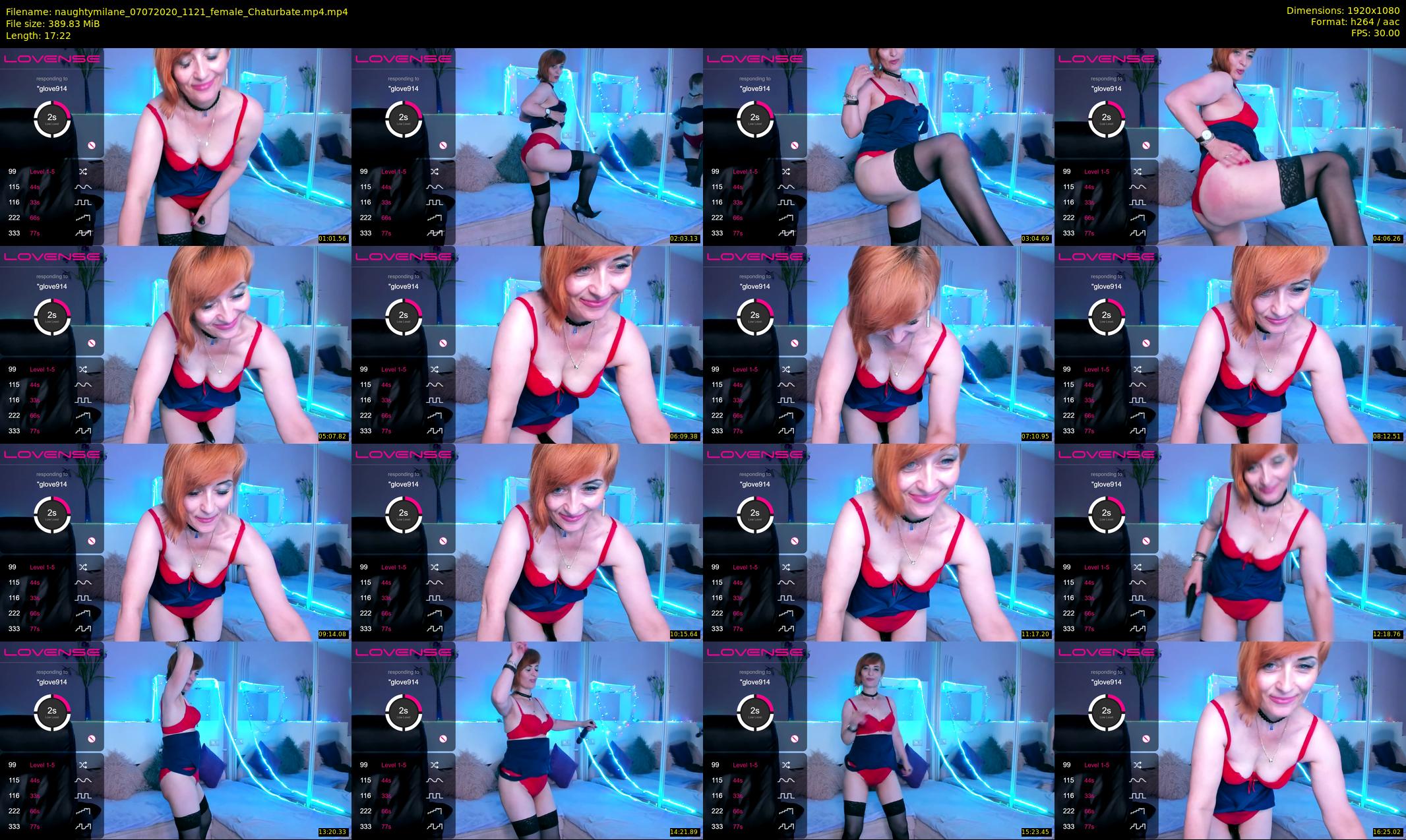 naughtymilane — 18 minute Chaturbate female cam show recording, 1080p, Jul 7, 2020