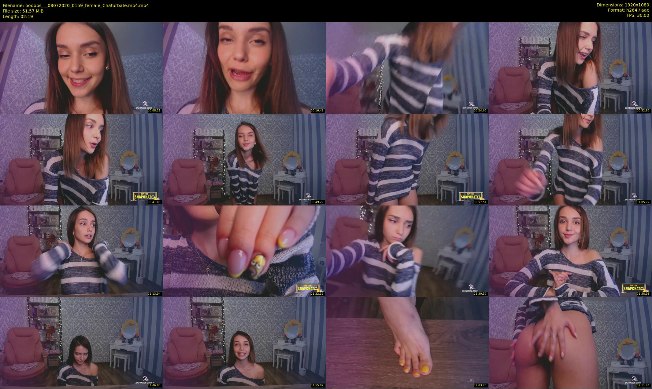 oooops__ — 3 minute Chaturbate female cam show recording, 1080p, Jul 8, 2020