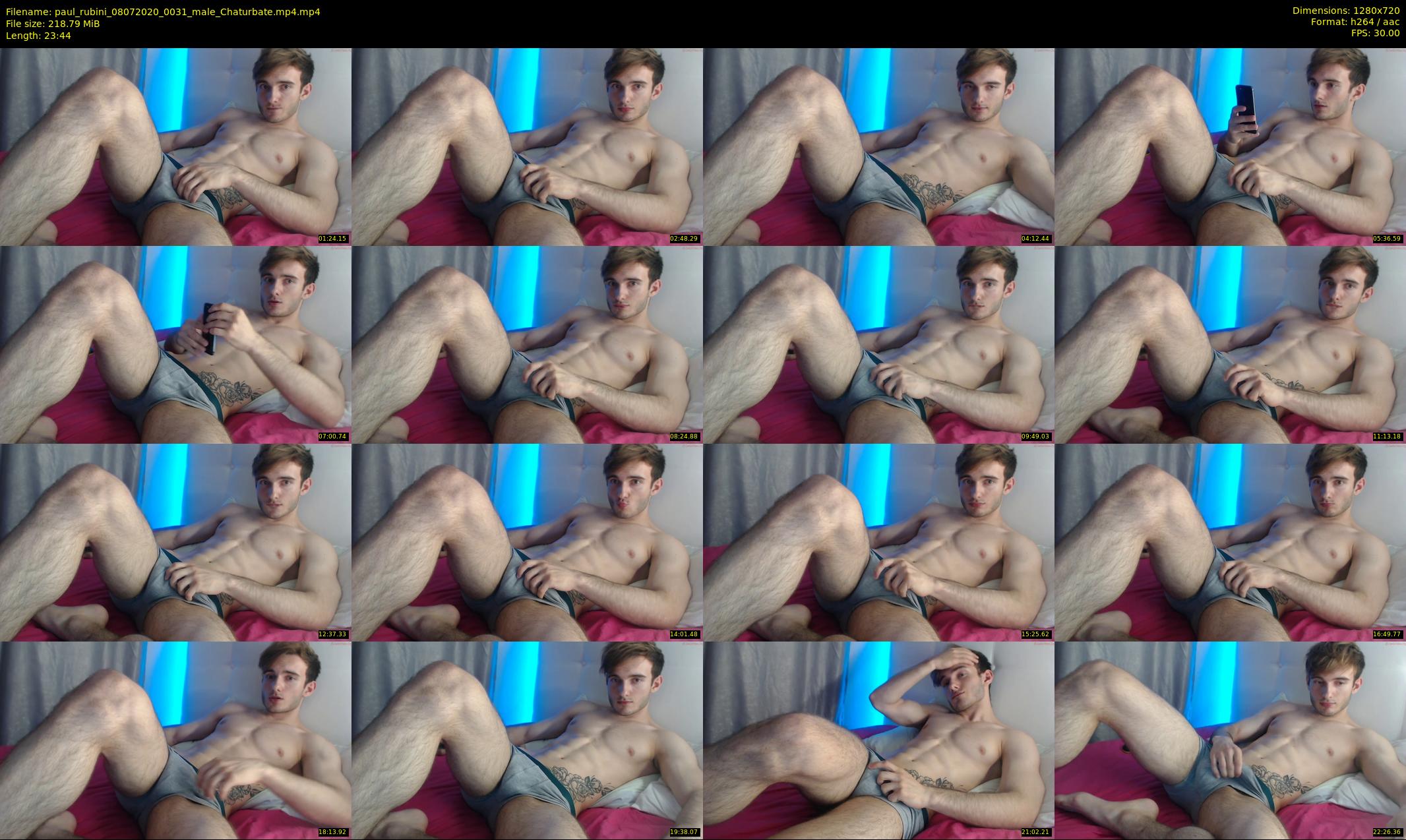paul_rubini — 24 minute Chaturbate male cam show recording, 720p, Jul 8, 2020