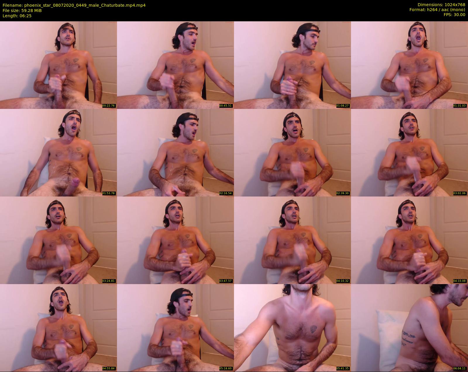 phoenix_star — 7 minute Chaturbate male cam show recording, 720p, Jul 8, 2020