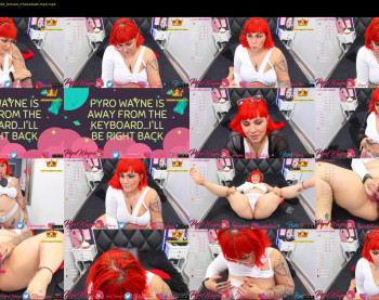 pyrowayne — 54 minute Chaturbate female cam show recording, 720p, Jul 8, 2020