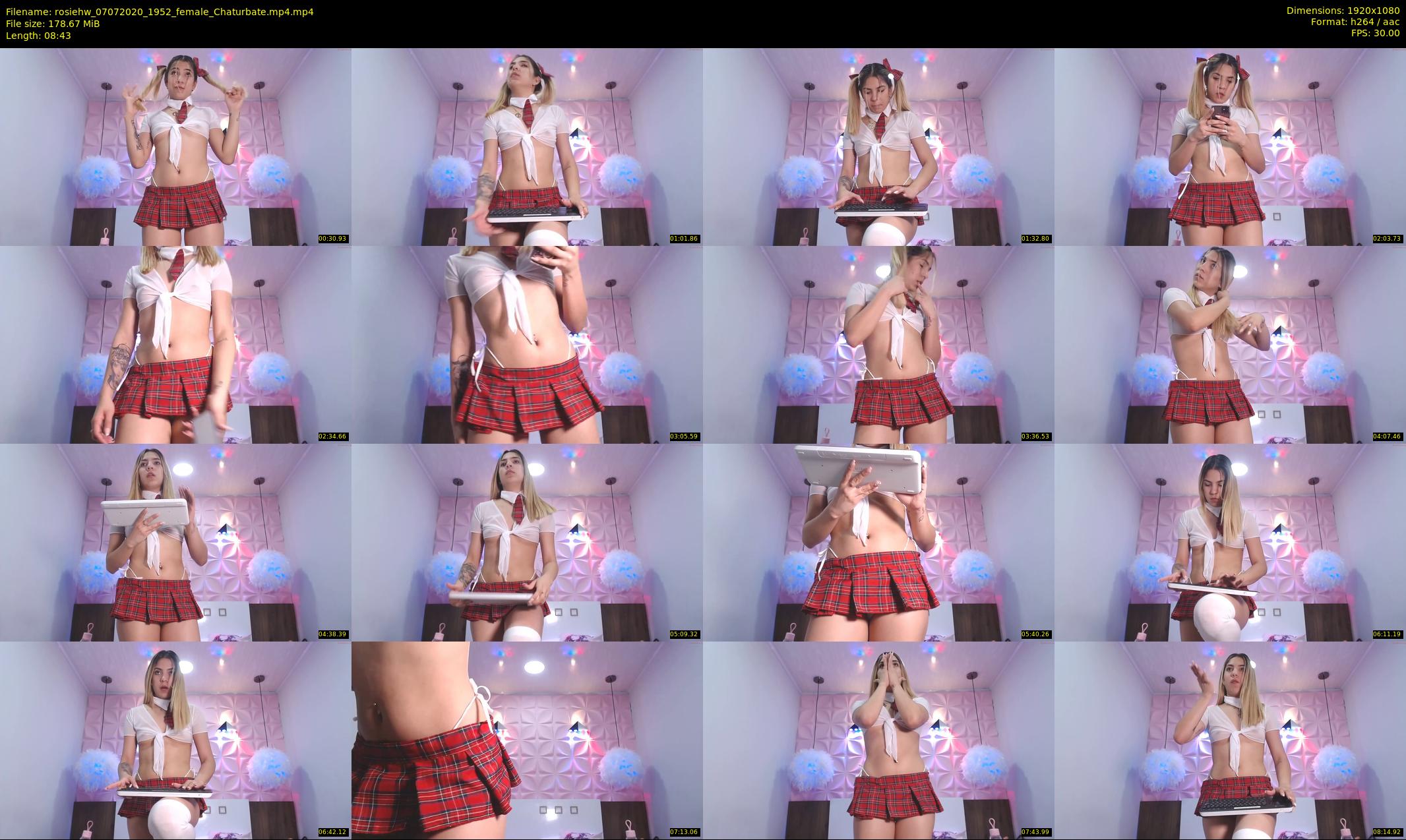 rosiehw — 9 minute Chaturbate couple cam show recording, 1080p, Jul 7, 2020