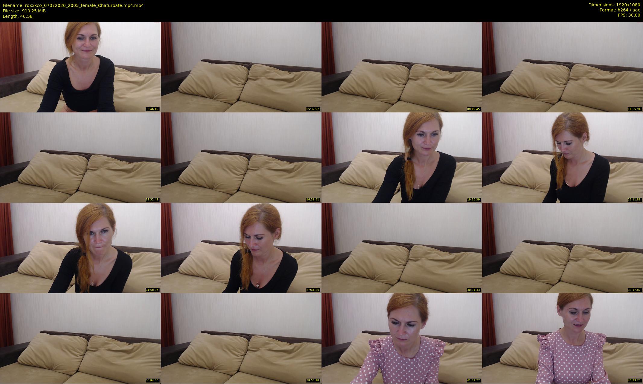 roxxxco — 47 minute Chaturbate female cam show recording, 1080p, Jul 7, 2020