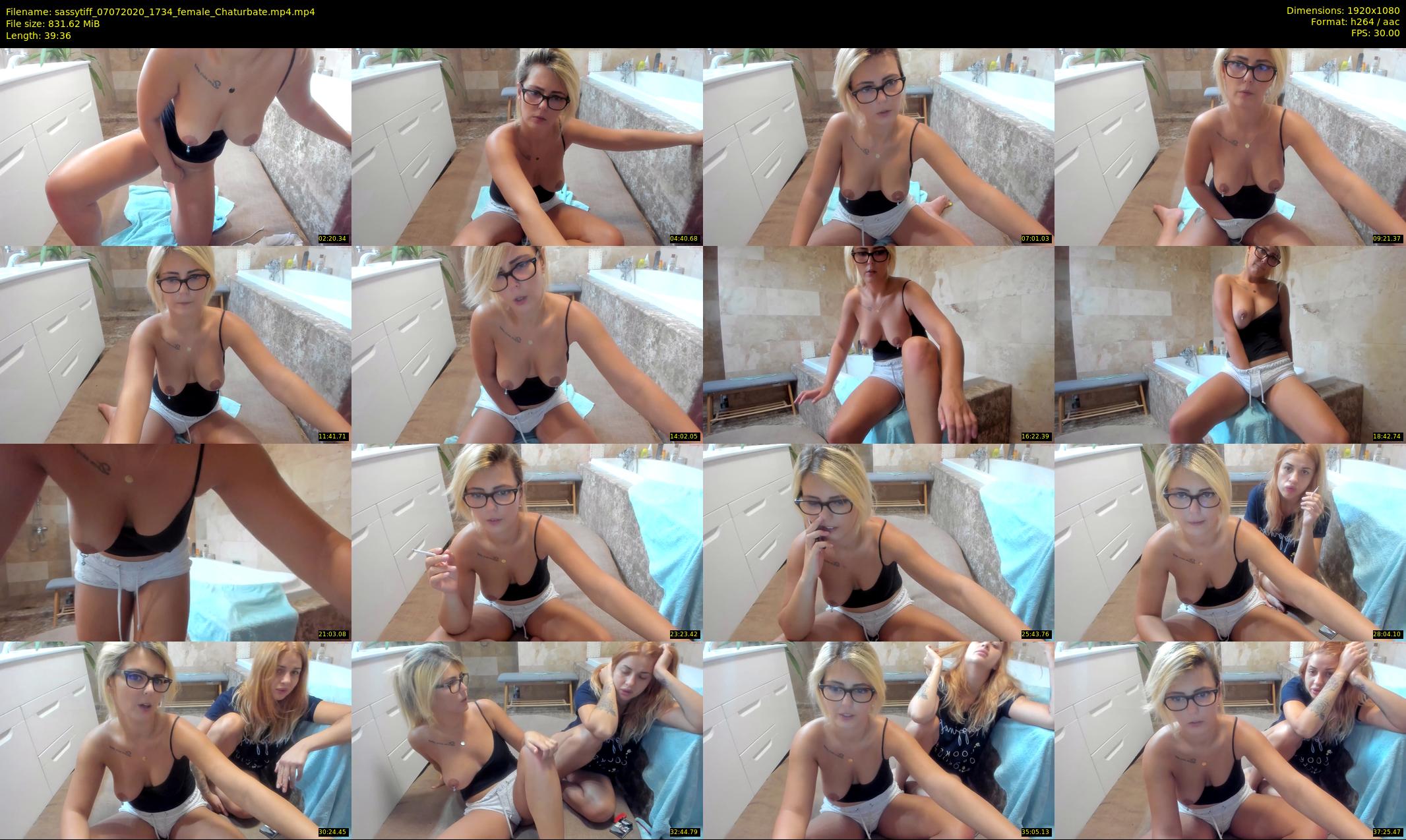 sassytiff — 40 minute Chaturbate couple cam show recording, 1080p, Jul 7, 2020
