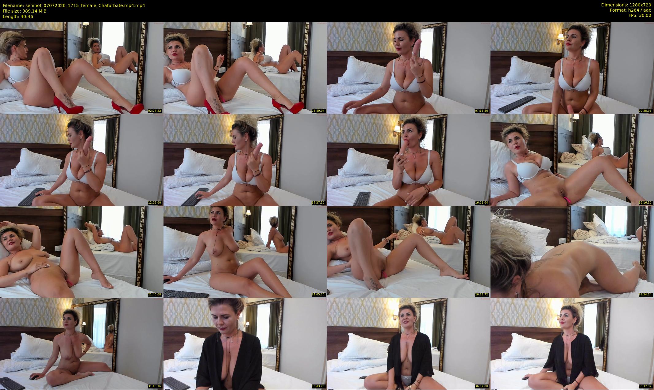 senihot — 41 minute Chaturbate female cam show recording, 720p, Jul 7, 2020