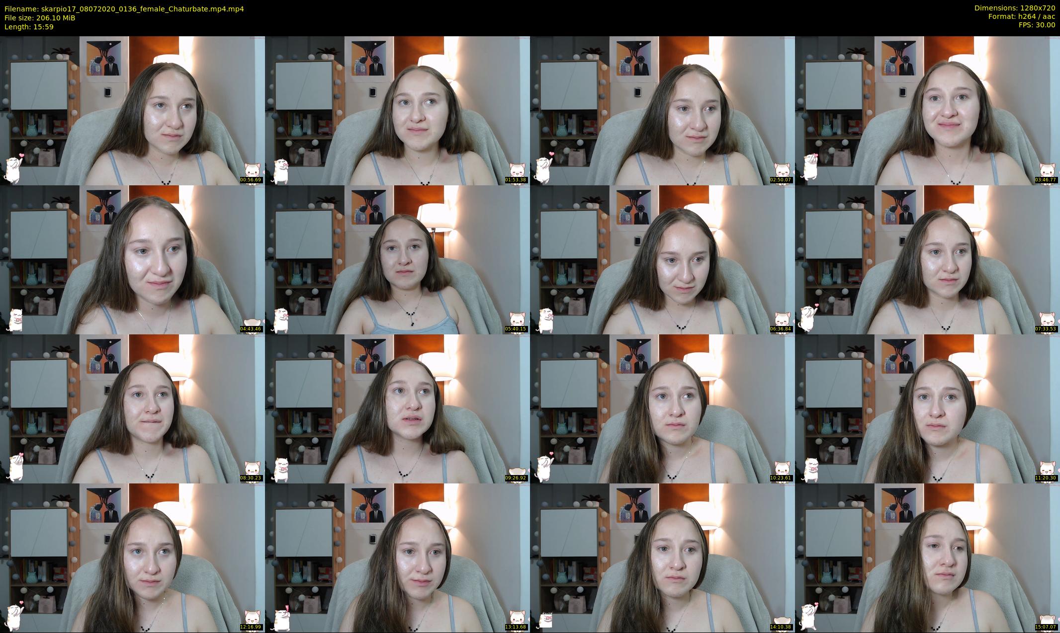 skarpio17 — 16 minute Chaturbate female cam show recording, 720p, Jul 8, 2020