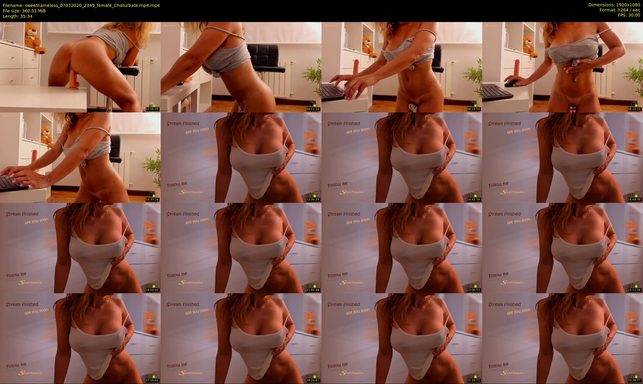 sweetnameless — 36 minute Chaturbate couple cam show recording, 1080p, Jul 7, 2020