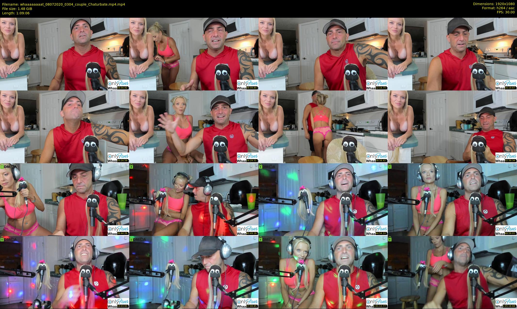 whaaaaaaaat — 70 minute Chaturbate couple cam show recording, 1080p, Jul 8, 2020