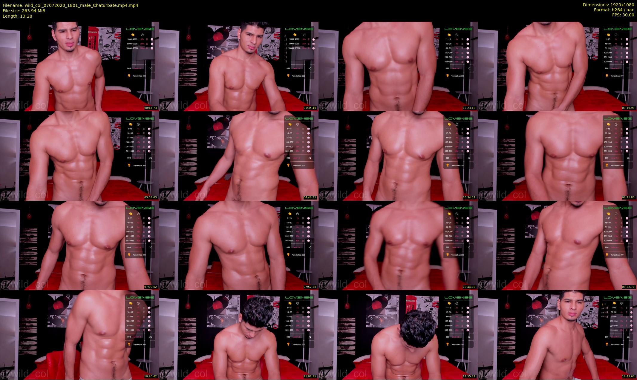 wild_col — 14 minute Chaturbate male cam show recording, 1080p, Jul 7, 2020