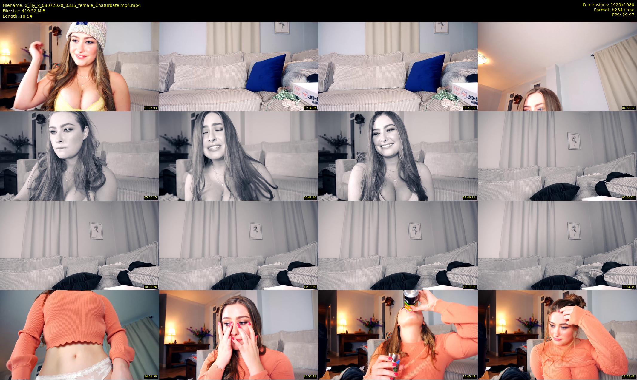 x_lily_x — 19 minute Chaturbate female cam show recording, 1080p, Jul 8, 2020